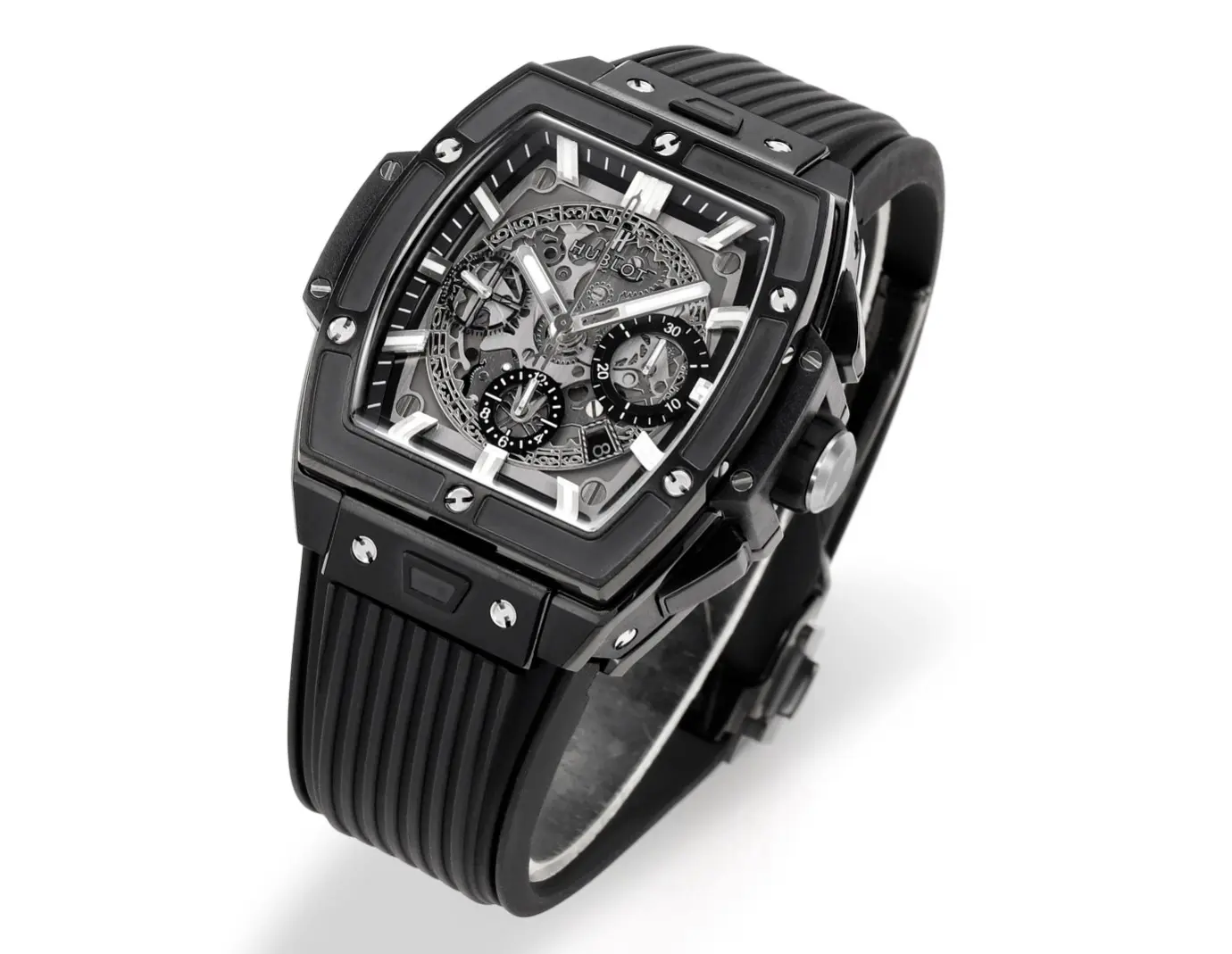 JB Factory HUBLOT Spirit of Big Bang Black Titanium & Resin Limited Edition Watch – Model 642.NX.0170.RX – Super Clone Masterpiece Modern 6029